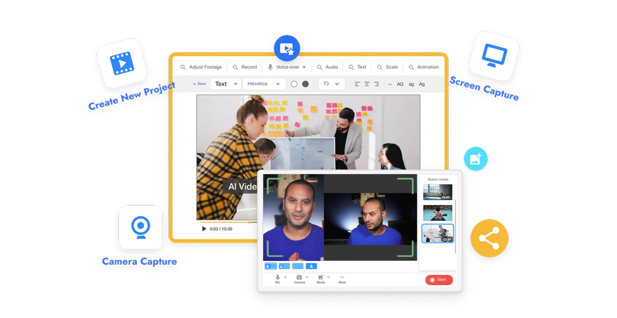 Create slide narration videos, course recaps, onboarding tutorials, and more with Visla’s all-in-one Slide Narration Video Creator.